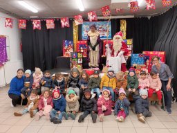 les girafes et le saint